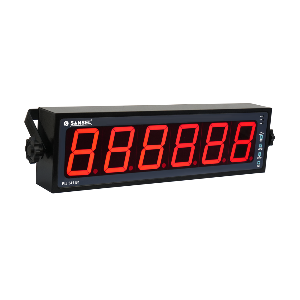 4" 6 Digit Jumbo Process Indicator Pij - 541 B1 - Color: Black