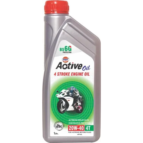 20W-40 4T Engine Oil - Ash Content 6%-9%, Sharp Smell | Industrial Use for Automobiles & Gensets, Available in Barrel & Bottle Packaging
