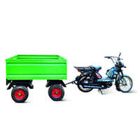 Electric Heavy Duty Bike Trolley - Color: Green