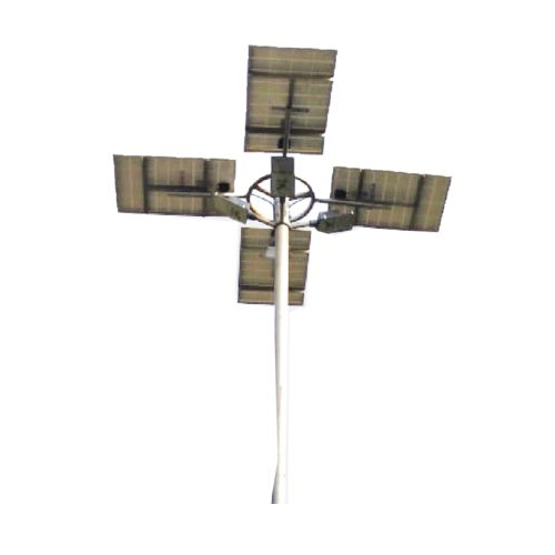 Solar High Mast - Color: Silver