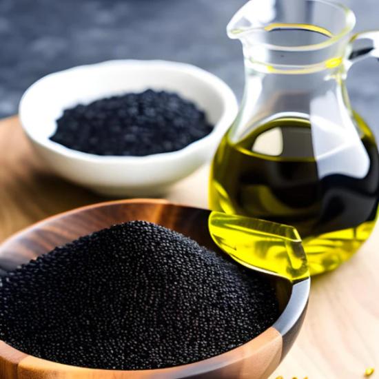 Unrefined Black Sesame Carrier Oil - Rich In Oleic, Palmitic, Linoleic, And Stearic Acids | Deep Moisturizing Benefits For Skin Hydration