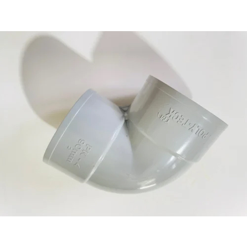 90Mm Pvc Elbow - Color: White