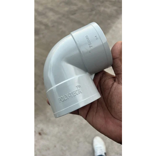 90mm Pvc Elbow - Color: White