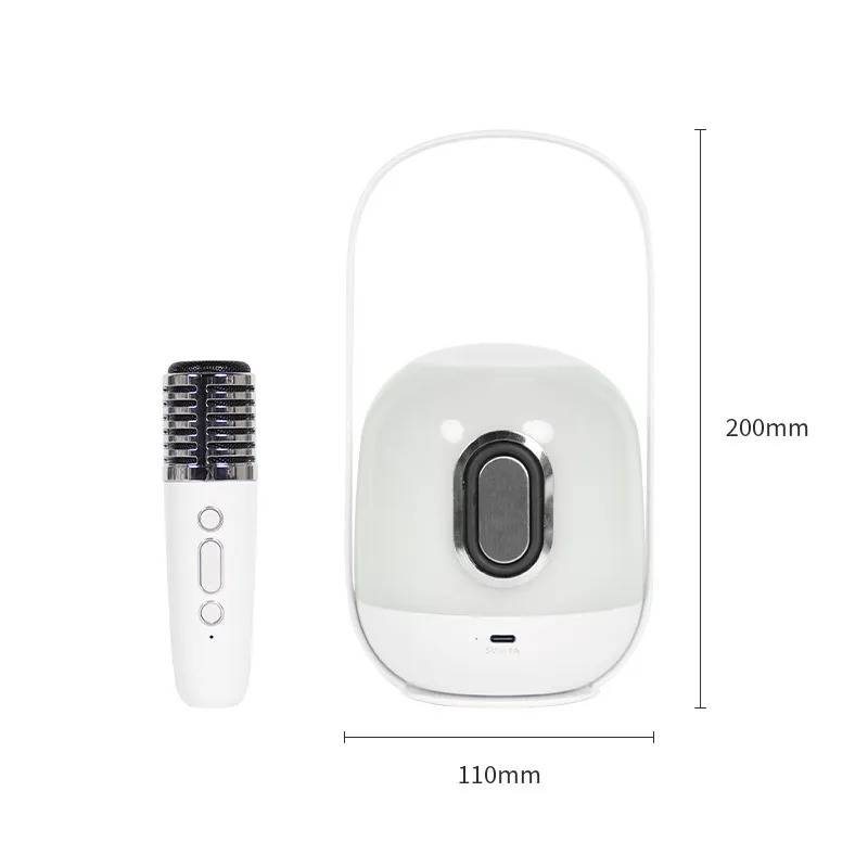 Portable Camping Touch Controlling Led Light Speaker - Hardness: Rigid