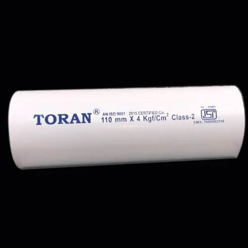 110Mm Toran Pvc Pipe - Application: Construction