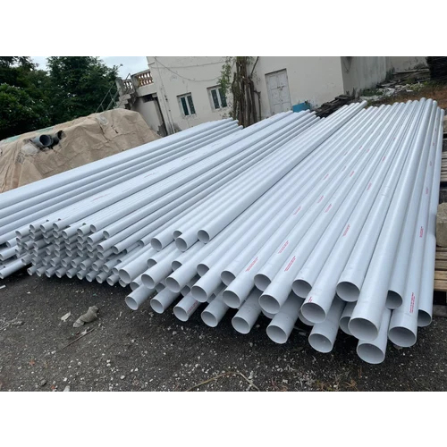 Pvc Water Pipes - 1.5 Inch Diameter, 6 Feet Long | Grey, Round Shape, 1 Year Warranty