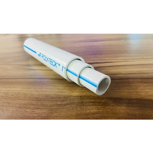Pvc Water Pipes - 1.5 Inch Diameter, 6 Feet Long | Grey, Round Shape, 1 Year Warranty