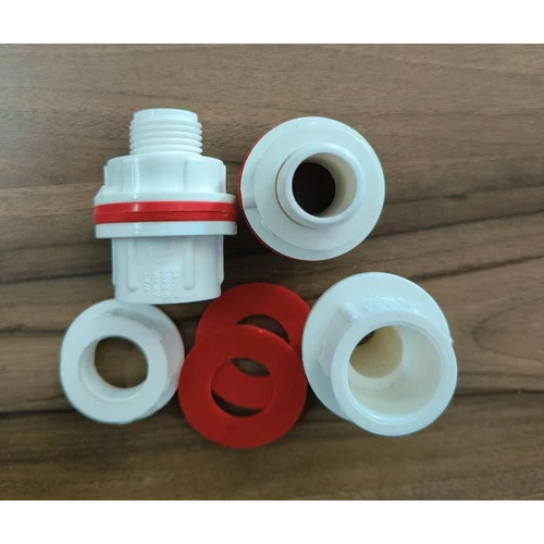 Upvc Pipe Fittings - Round Shape, White Color | 1 Year Warranty, Painted Surface Finish