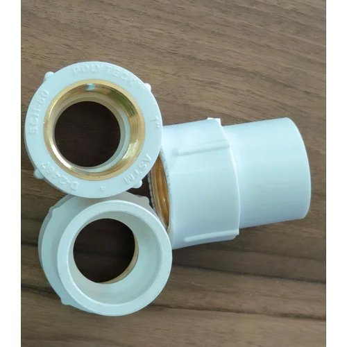 Upvc Pipe Fittings - Round Shape, White Color | 1 Year Warranty, Painted Surface Finish