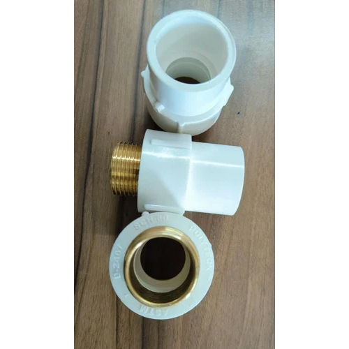Upvc Pipe Fittings - Round Shape, White Color | 1 Year Warranty, Painted Surface Finish