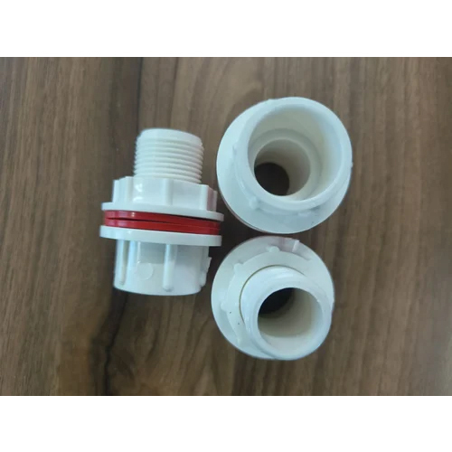 Upvc Pipe Fittings - Round Shape, White Color | 1 Year Warranty, Painted Surface Finish