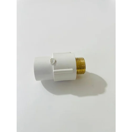 Upvc Mta Brass 1-2 - Color: White