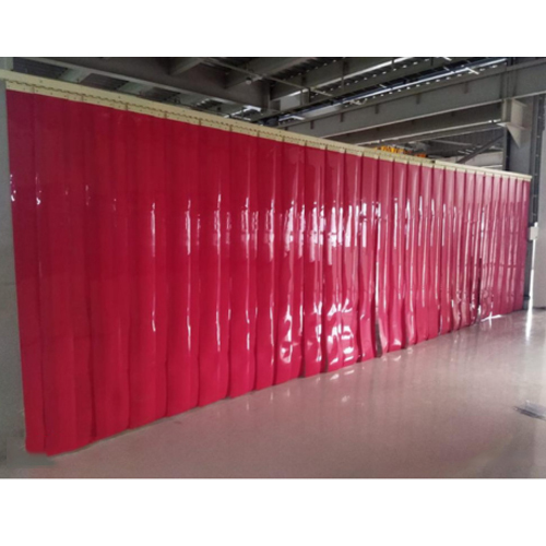 Welding Grade Pvc Strip Curtain - Color: Red