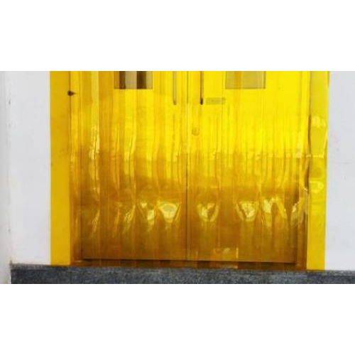 Anti Insects Pvc Strip Curtain - Color: Yellow