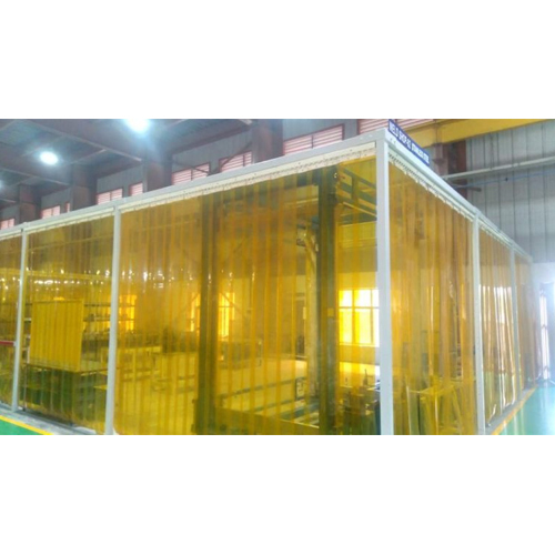 Yellow Amber Anti Insects Pvc Strip Curtain - Feature: Waterproof