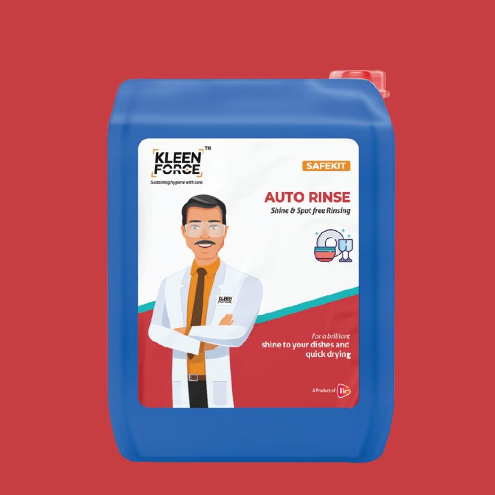 Kleen Force Safekit Auto Rinse Shine & Spot-free Rinsing - Ph Level: 7.0   8.0