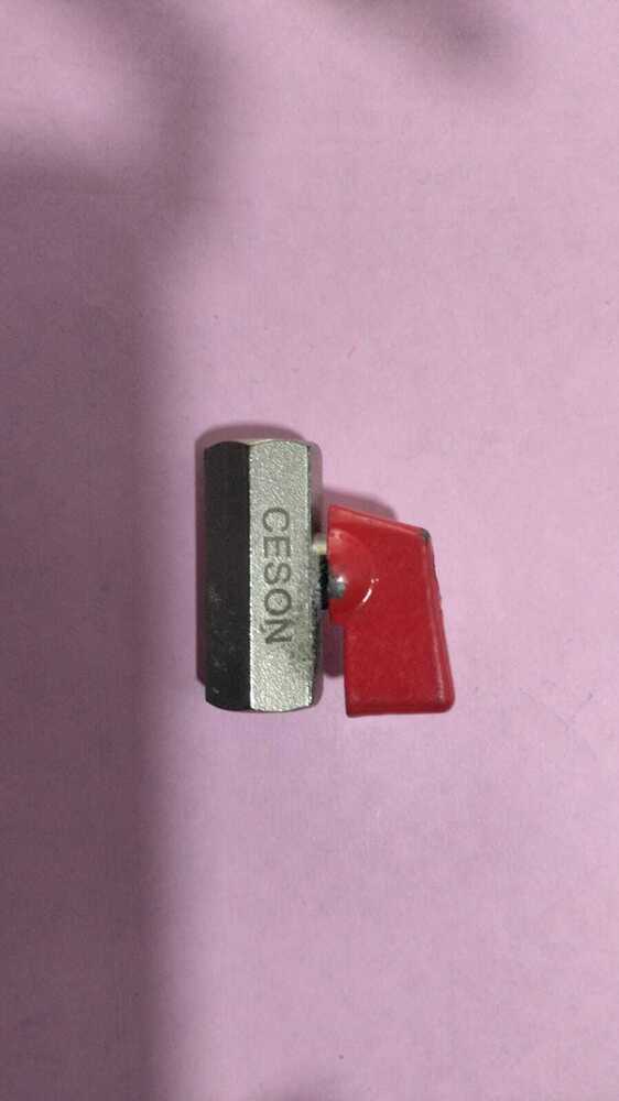 Nickel Plated Brass Mini Ball Valve Size: Customized