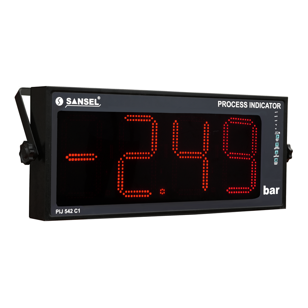 8" 4 Digit Jumbo Process Indicator - Pi 541 C1 - Color: Black