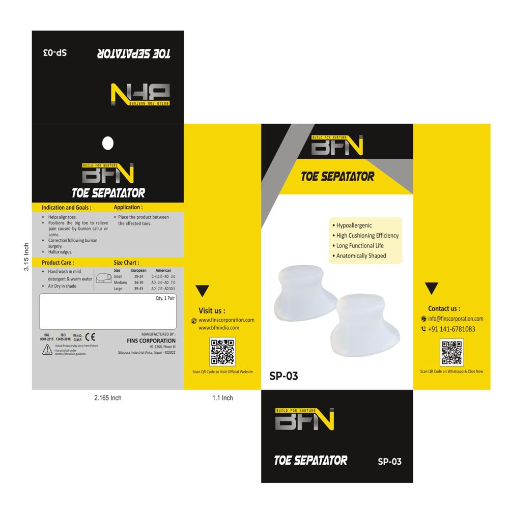 Sp-03 Toe Separator - Application: Industrial