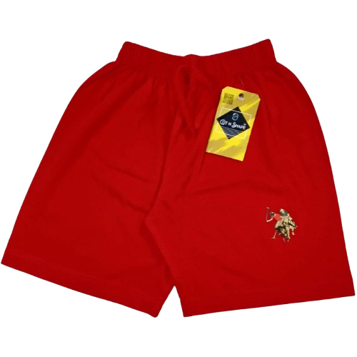 Boys Red Cotton Sinker Boxer Without Pockets