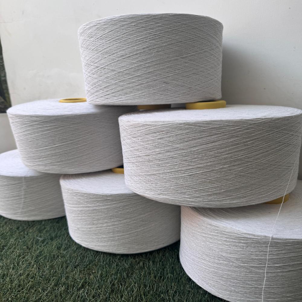14'S Bleach White cotton yarn