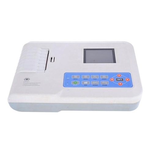 3 Channel Ecg Machine - Color: White