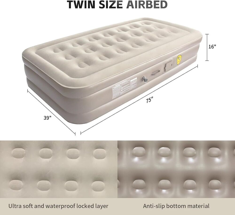 Air Mattress With Built In Pump - Application: Soft And Comfortable Top Layer: The Plush