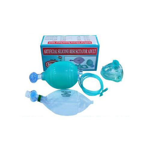 Apar-141 Adult Silicone Resuscitator - Color: Green