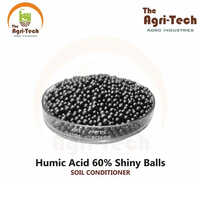 Humic Shiny Balls - 99% Potassium Humate Granules , Black Color With Controlled Release For Agricultural Nutrient Supply