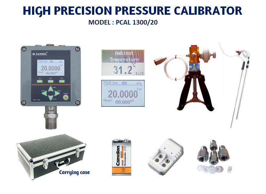 High Precision Pressure Calibrator PCAL 1300/20