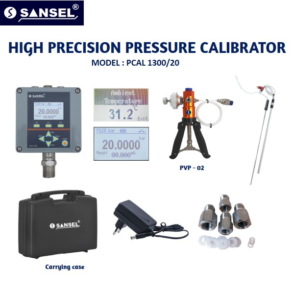 High Precision Pressure Calibrator Pcal 1300/20 - Color: Gray