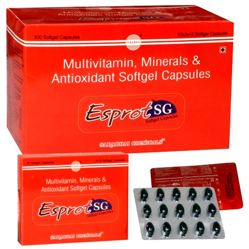Multivitamin Minerals And Antioxidant Softgel Capsules