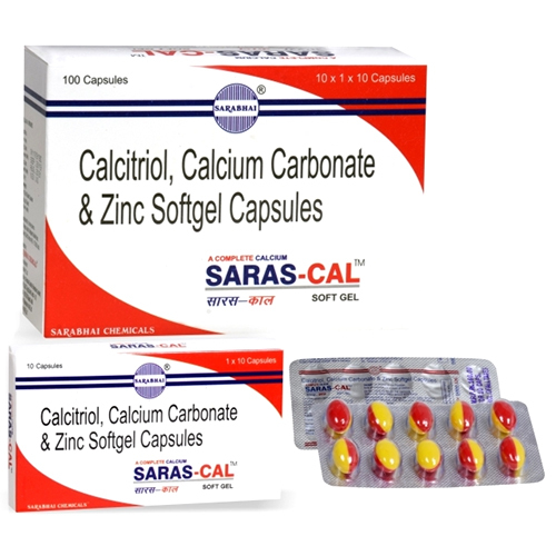 Calcitriol Calcium Carbonate And Zinc Softgel Capsules - Drug Type: General Medicines