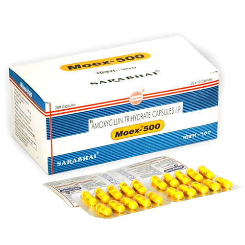 500 mg Amoxycillin Trihydrate Capsules