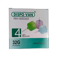 Dispovan Pen Needle - Stainless Steel, 0.23mm | Disposable, Single Use, Designed For Hospital And Clinic Use