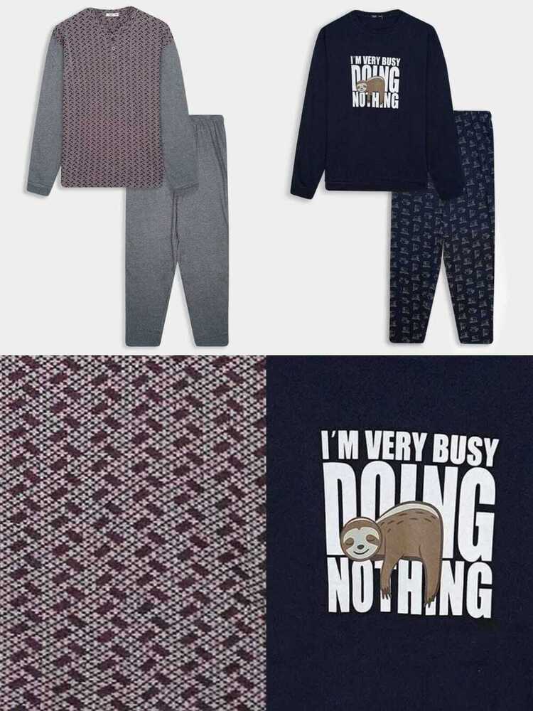 Mens Winter Pyjama Set