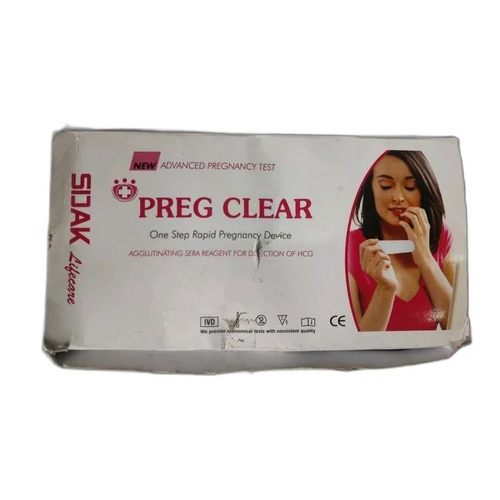 Preg Clear One Step Rapid Pregnancy Device - Color: White