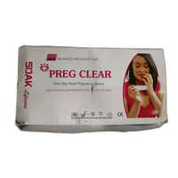 Preg Clear One Step Rapid Pregnancy Device - High-quality Plastic, Portable Design, Elegant White Color | Manual Operation, Instant Result Confirmation