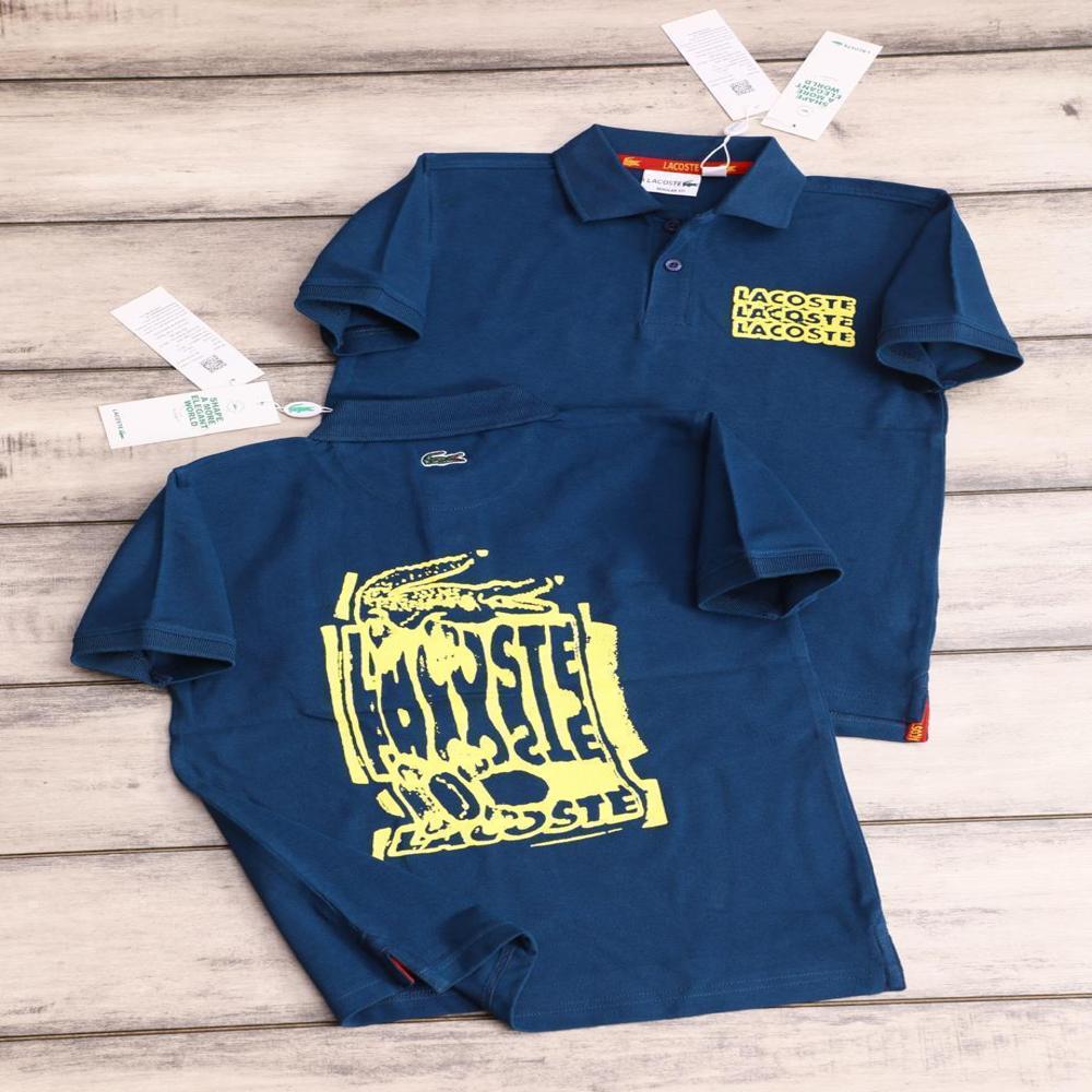 Kids Black Cotton T-shirt - Design: Modern