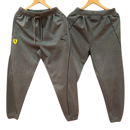 Mens Cotton Grey Cargo Track Pant