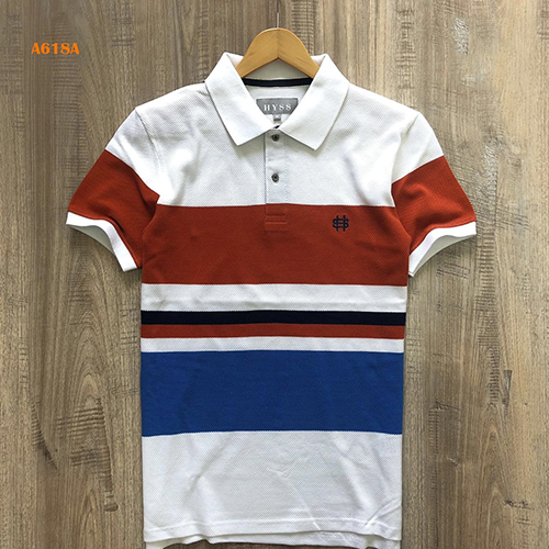 Regular Fit Striped Polo T-Shirt