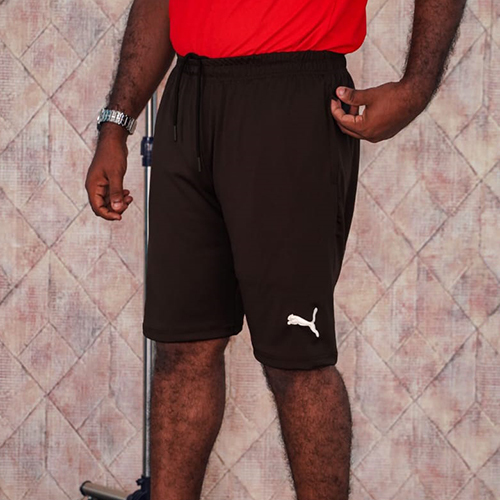 Mens Brown Cotton Short