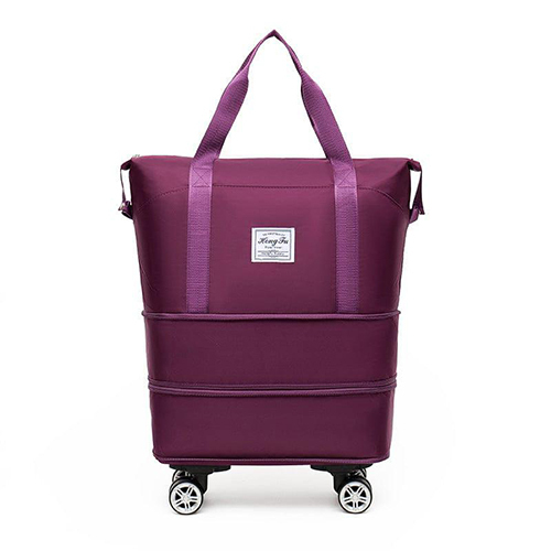 Maroon Travel Foldable Bag