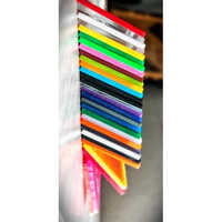 Acrylic plan colour sheet