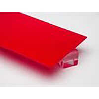 RED ACRYLIC CAST SHEET