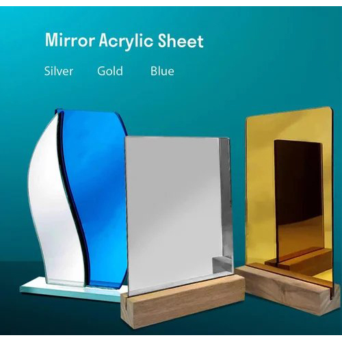 Acrylic Mirror Sheet - Color: Golden