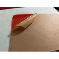 Cast acrylic red plan sheet
