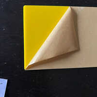 Cast acrylic yellow sheet