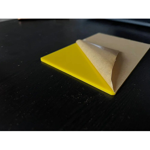 Cast acrylic yellow sheet