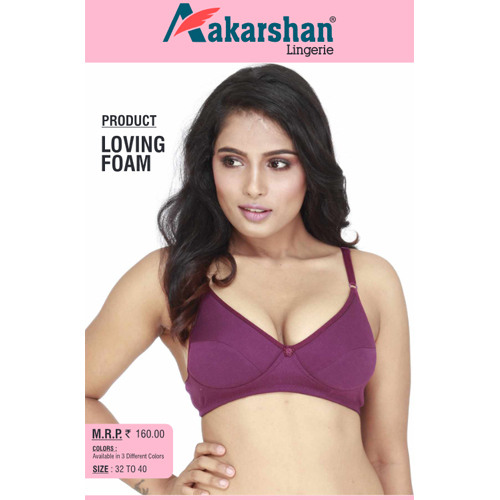 Loving Foam Bra - Color: Purple